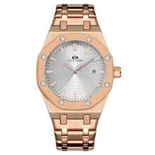 Load image into Gallery viewer, Automatic Mechanic Steel Watch For Men Rose Gold White