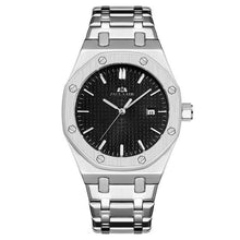 Load image into Gallery viewer, Automatic Mechanic Steel Watch For Men Silver Black