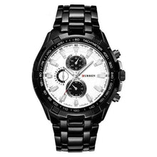 Load image into Gallery viewer, Big Dial Steel Watch For Men Black And White