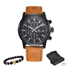 Load image into Gallery viewer, Bracelet And Leather Watch Collector Pack Black