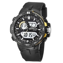 Load image into Gallery viewer, Dual-Clock Daytime Military Sports Chronograph Gold