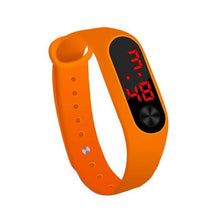 Load image into Gallery viewer, Electronic Band Men Women Watch Casual Sport Orange