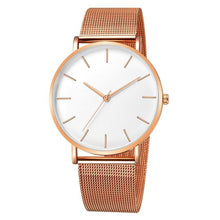 Load image into Gallery viewer, Mens And Womens Watch Casual Slim Stainless Steel E