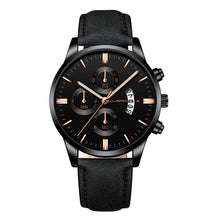 Load image into Gallery viewer, Mens Watch Chic Leather With Calendar Window C