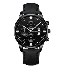 Load image into Gallery viewer, Mens Watch Chic Leather With Calendar Window D