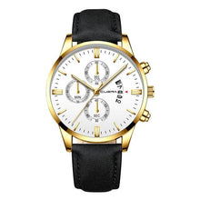 Load image into Gallery viewer, Mens Watch Chic Leather With Calendar Window E