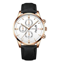 Load image into Gallery viewer, Mens Watch Chic Leather With Calendar Window H