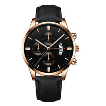 Load image into Gallery viewer, Mens Watch Chic Leather With Calendar Window J
