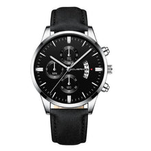 Load image into Gallery viewer, Mens Watch Chic Leather With Calendar Window M