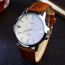 Load image into Gallery viewer, Mens Watch Luxury Businessman Slim Blue Glass
