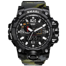 Load image into Gallery viewer, Mens Watch Military Waterproof Chronograph Sport Camo Army Green