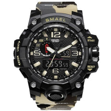 Load image into Gallery viewer, Mens Watch Military Waterproof Chronograph Sport Camo Kahqi