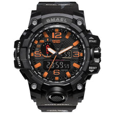 Load image into Gallery viewer, Mens Watch Military Waterproof Chronograph Sport Camo Orange