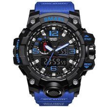 Load image into Gallery viewer, Mens Watch Military Waterproof Chronograph Sport Dark Blue