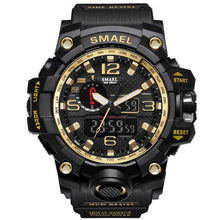 Load image into Gallery viewer, Mens Watch Military Waterproof Chronograph Sport Gold