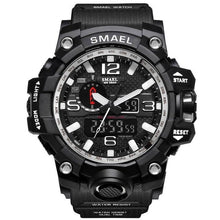Load image into Gallery viewer, Mens Watch Military Waterproof Chronograph Sport Sliver