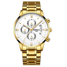 Load image into Gallery viewer, Mens Watch Stainless Steel Sport Or Leather Chronograph And Calendar B