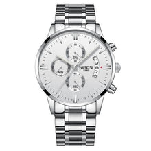 Load image into Gallery viewer, Mens Watch Stainless Steel Sport Or Leather Chronograph And Calendar H