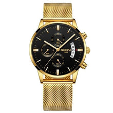Load image into Gallery viewer, Mens Watch Stainless Steel Sport Or Leather Chronograph And Calendar Q