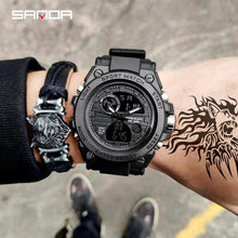 Load image into Gallery viewer, Mens Watch Waterproof Military Sport With Alarm Calendar Light Chronograph