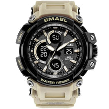 Load image into Gallery viewer, Military Silicone Dual-Clock Chronograph For Men Kahqi