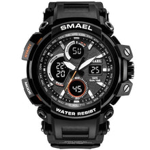 Load image into Gallery viewer, Military Silicone Dual-Clock Chronograph For Men Silver