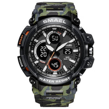 Load image into Gallery viewer, Military Silicone Dual-Clock Chronograph For Men