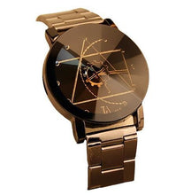 Load image into Gallery viewer, Minimal Gear Mesh Steel Watch For Men And Women Black For Man