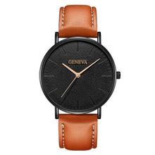 Load image into Gallery viewer, Minimal Slim Leather Watch For Men F