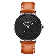 Load image into Gallery viewer, Minimal Slim Leather Watch For Men H