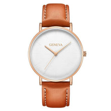 Load image into Gallery viewer, Minimal Slim Leather Watch For Men N