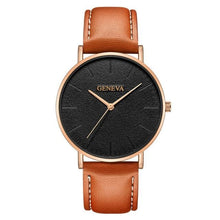 Load image into Gallery viewer, Minimal Slim Leather Watch For Men P