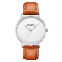 Load image into Gallery viewer, Minimal Slim Leather Watch For Men R