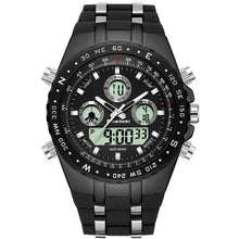 Load image into Gallery viewer, Multi-Functional Back-Lit Military Watch For Men Black