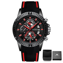 Load image into Gallery viewer, Nylon Sport Chronograph For Men Black Red