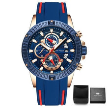 Load image into Gallery viewer, Nylon Sport Chronograph For Men Blue Red