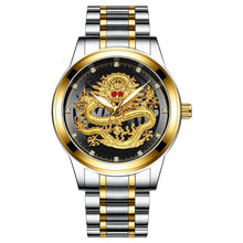 Load image into Gallery viewer, Quartz Steel Dragon Watch For Men D