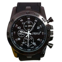 Load image into Gallery viewer, Rubber Military Sports Watch For Men Black