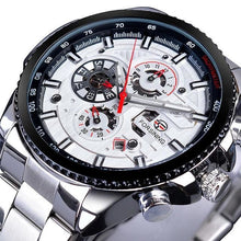 Load image into Gallery viewer, Skeleton Mechanism Business Casual Steel Watch C