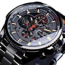 Load image into Gallery viewer, Skeleton Mechanism Business Casual Steel Watch E