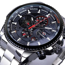 Load image into Gallery viewer, Skeleton Mechanism Business Casual Steel Watch F