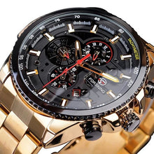 Load image into Gallery viewer, Skeleton Mechanism Business Casual Steel Watch G