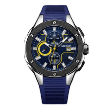 Load image into Gallery viewer, Sports Silicone Chronograph For Men Blue