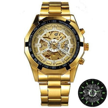 Load image into Gallery viewer, Stainless Steel Skeleton Watch For Men B