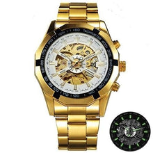 Load image into Gallery viewer, Stainless Steel Skeleton Watch For Men C