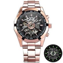 Load image into Gallery viewer, Stainless Steel Skeleton Watch For Men D