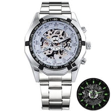 Load image into Gallery viewer, Stainless Steel Skeleton Watch For Men F
