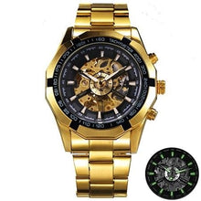 Load image into Gallery viewer, Stainless Steel Skeleton Watch For Men J