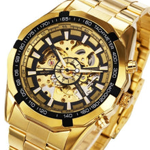 Load image into Gallery viewer, Stainless Steel Skeleton Watch For Men