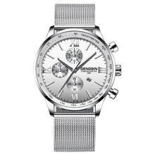 Load image into Gallery viewer, Stitched Steel Chronograph Watch For Men C
